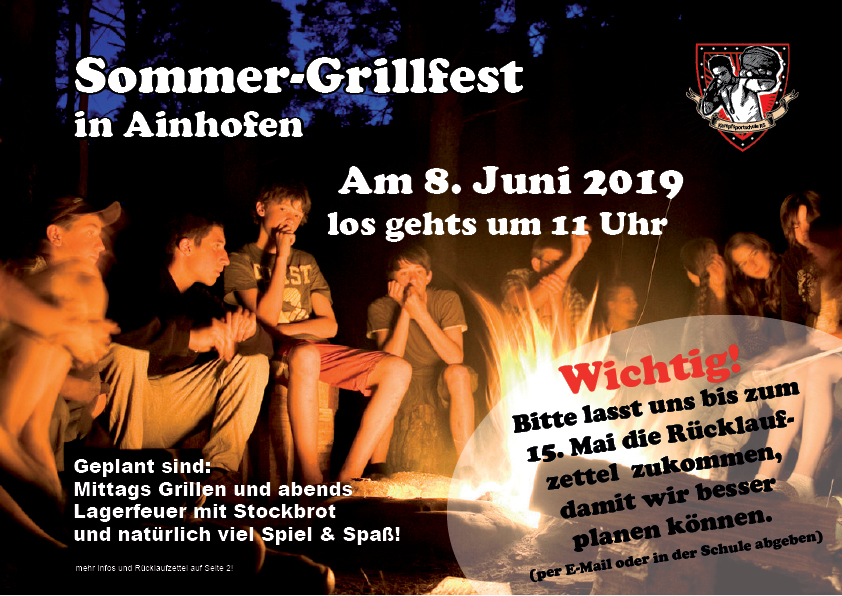 Sommer-Grillfest in Ainhofen am 8.Juni 2019